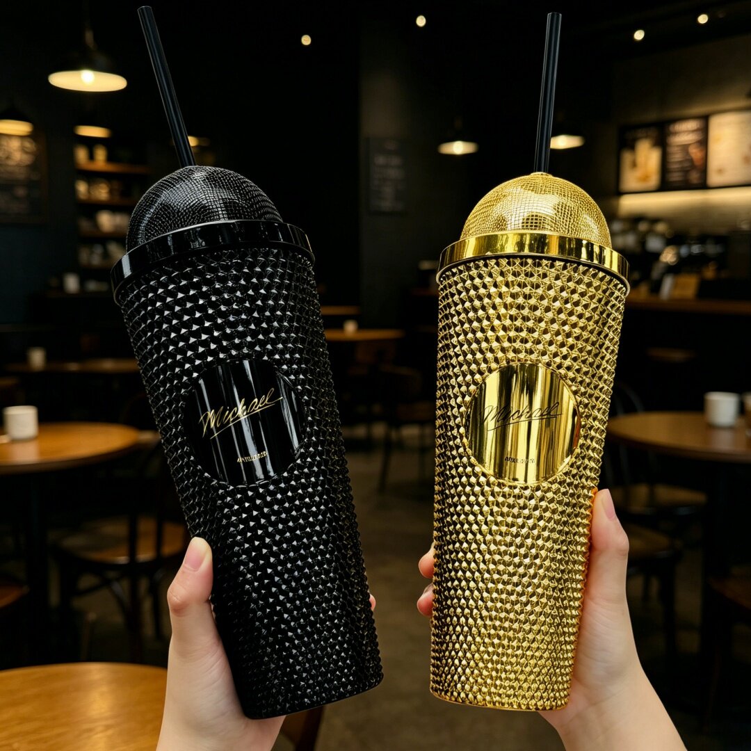 Musical Instrument Jazz - Gorący kubek Michael Rhine Stone Tumbler