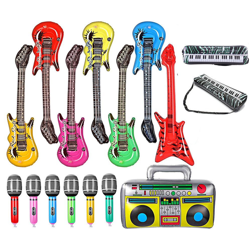 Musical Instrument You Blow Into - Zestaw zabawek z nadmuchiwanymi instrumentami zawiera