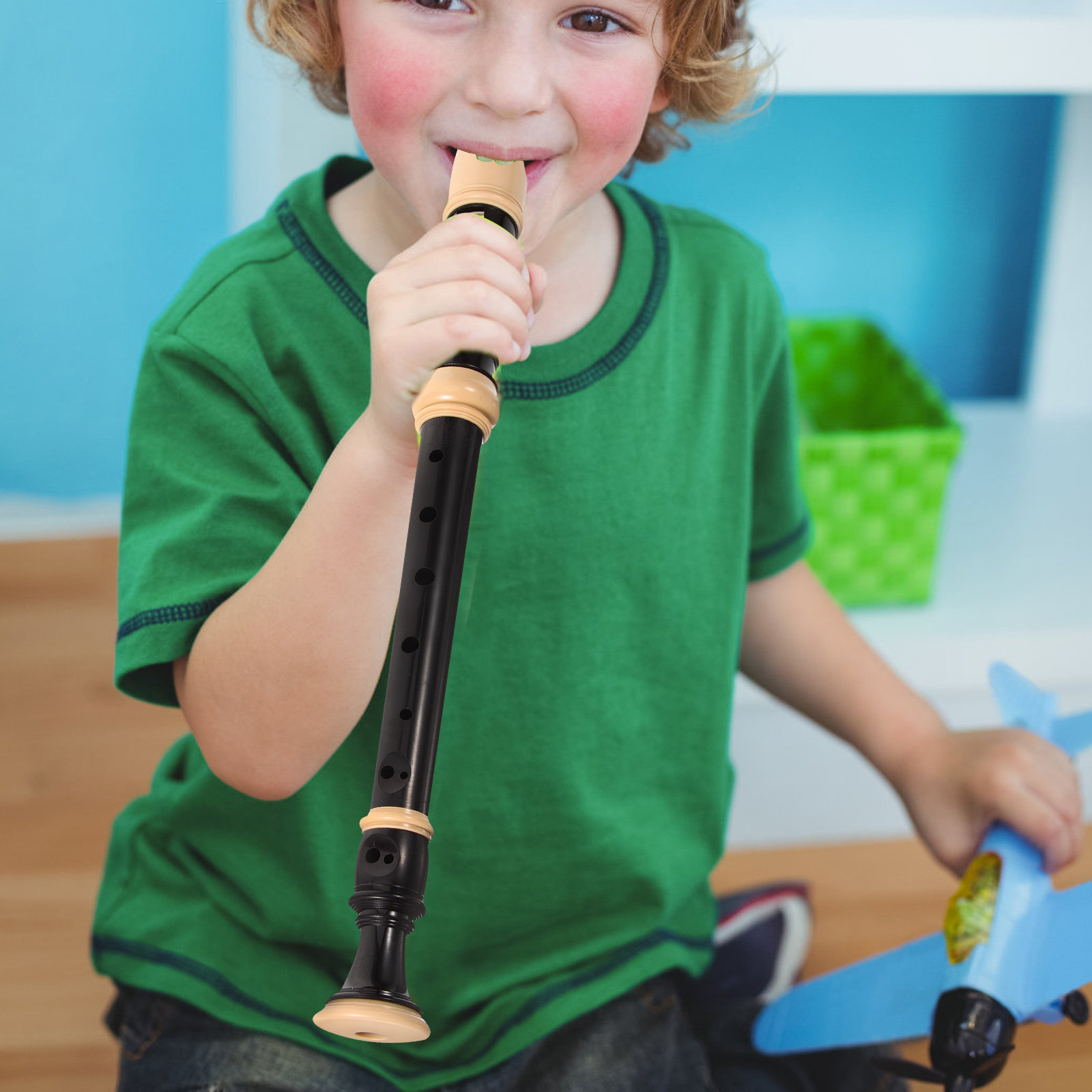 Musical Instrument A Recorder - 1 Zestaw 8-otworowej fletówką z żywicy,