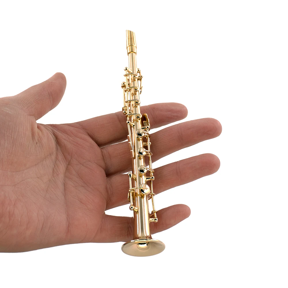 Musical Instrument Japan - Miniaturowy miedziany saksofon sopranowy, model instrumentu