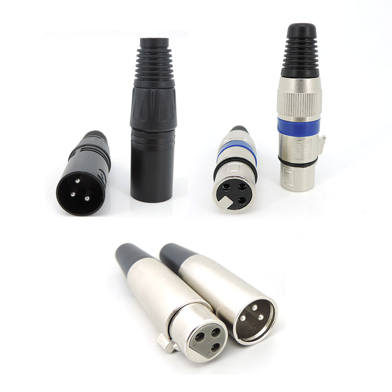Musical Instrument Image - 3-pinowe 3 XLR męskie żeńskie plastikowe