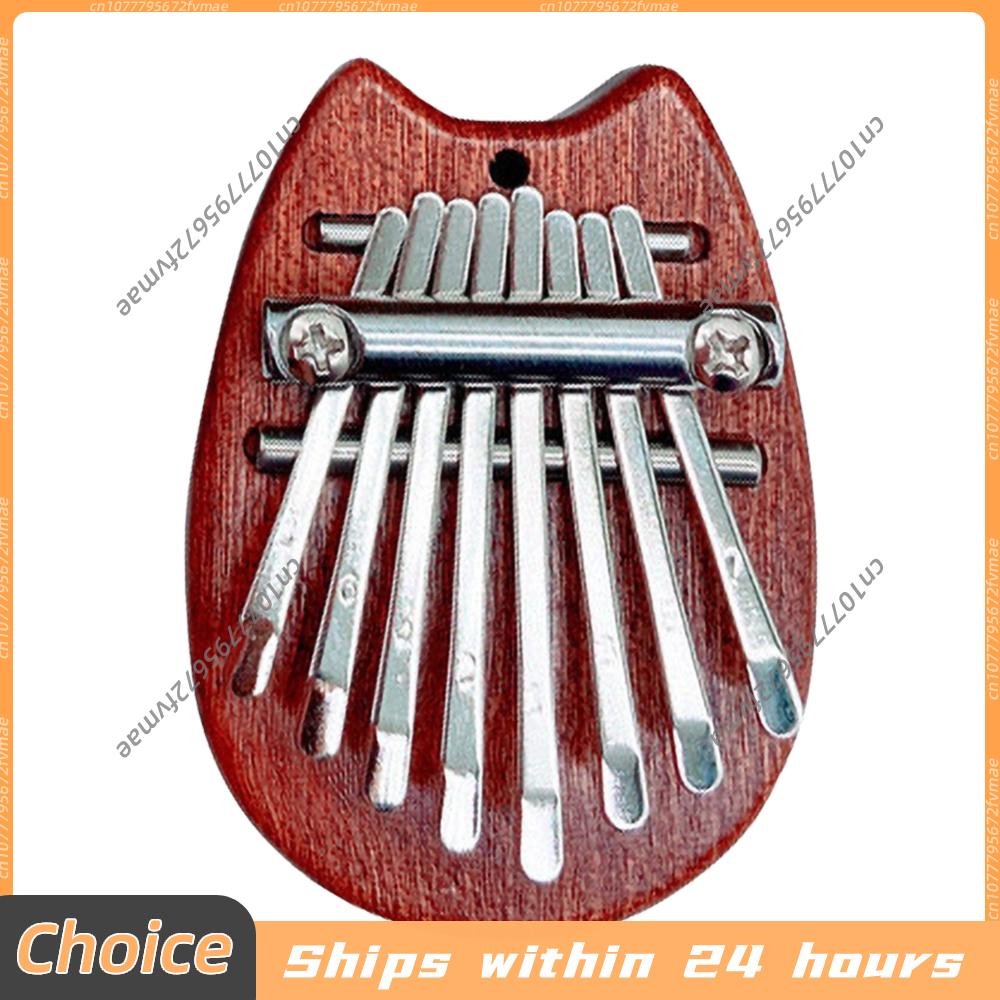 A Musical Instrument With Keys - 8-klawiszowa Mini Kalimba Drewniana Klawiatura Palcowa