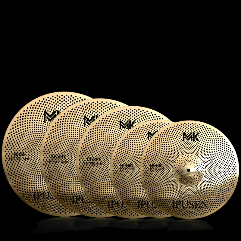 Musical Instrument Jazz - Cichy zestaw talerzy perkusyjnych do jazzu,
