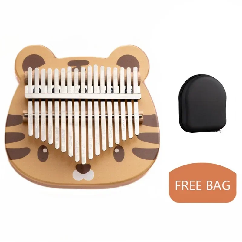 Musical Instrument Kids - Urocza Kalimba Mbira 17-tonowa z motywem