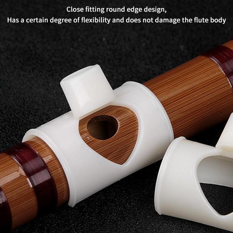Musical Instrument You Blow Into - 1 szt. Bambusowy ustnik do fletu,