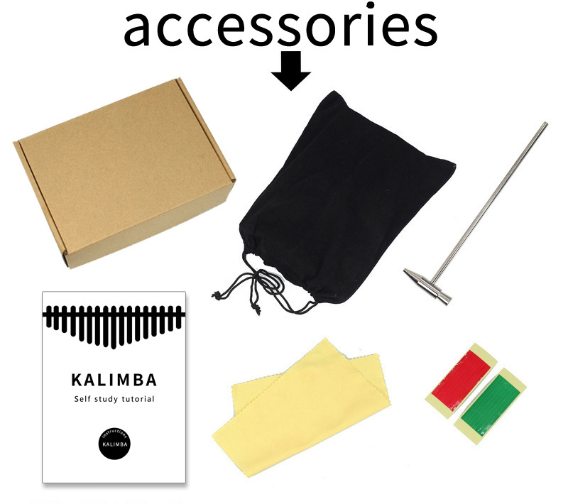 Kolorowe 21 Key Kalimba Kids C – Musical Instrument Kids recenzja i cena