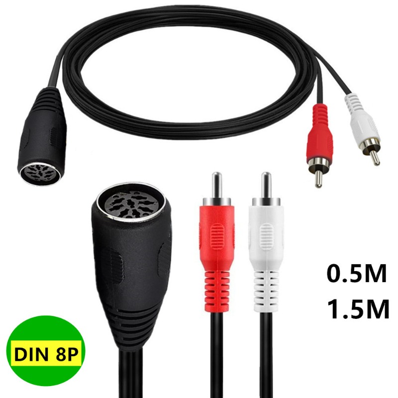 Duży 8-rdzeniowy DIN 8PIN Żeńs – Musical Instrument Old recenzja i cena