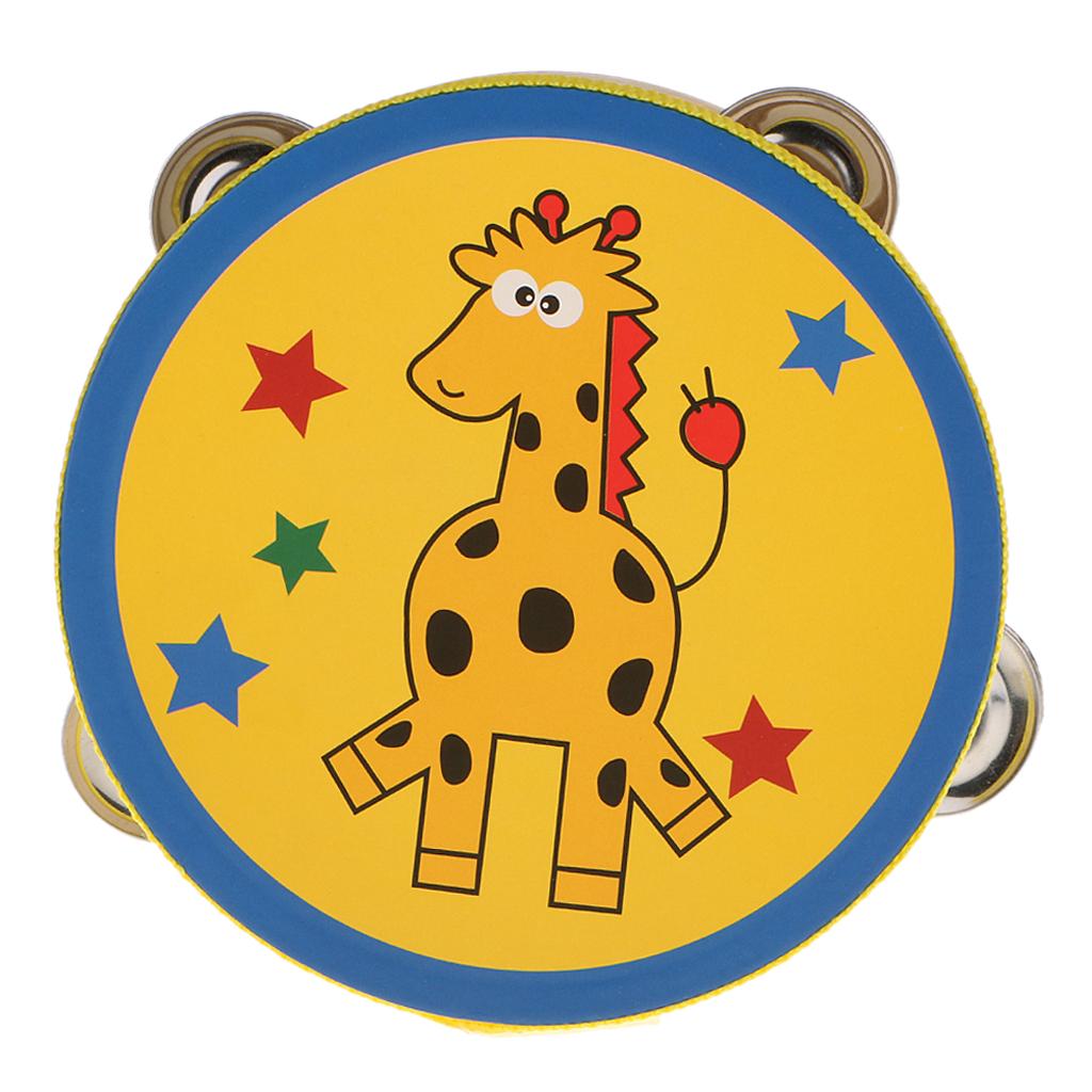 Drewniany tamburyn, mały instr – Musical Instrument Kids recenzja i cena