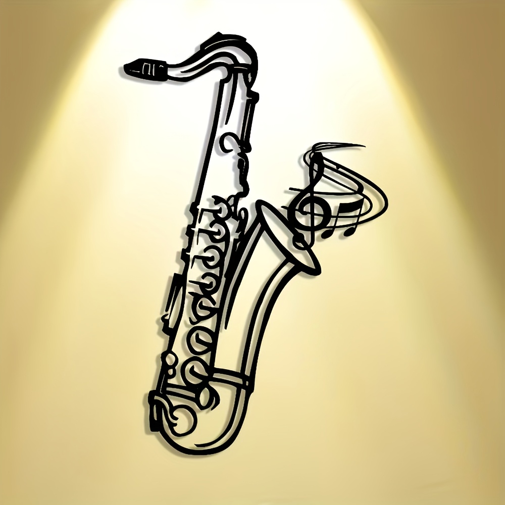 Metalowa dekoracja ścienna - s – Musical Instrument Image recenzja i cena