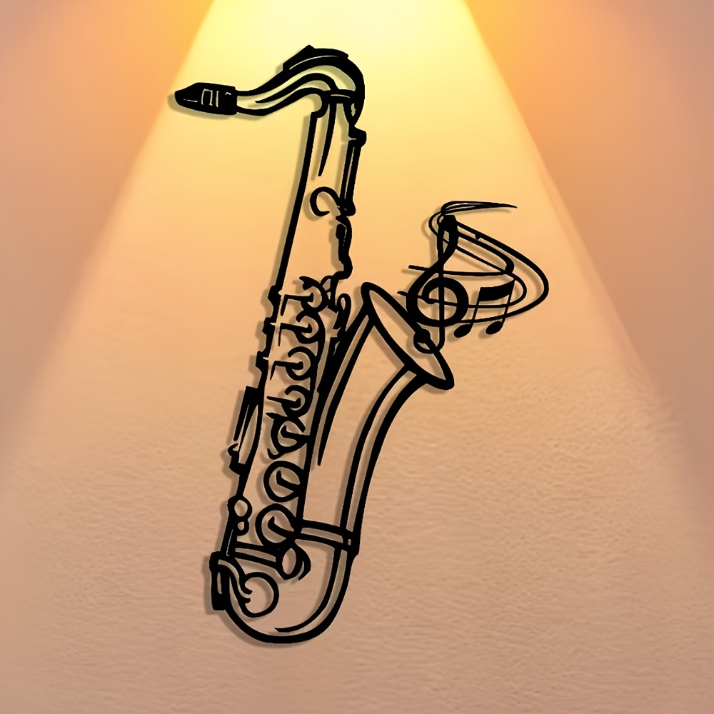 Metalowa dekoracja ścienna - s – Musical Instrument Image recenzja i cena