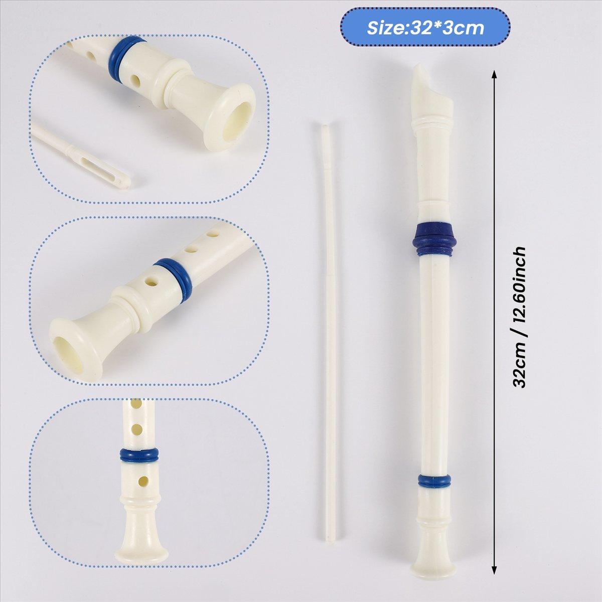 Flet prosty sopranowy ABST, 6  – Musical Instrument A Recorder recenzja i cena