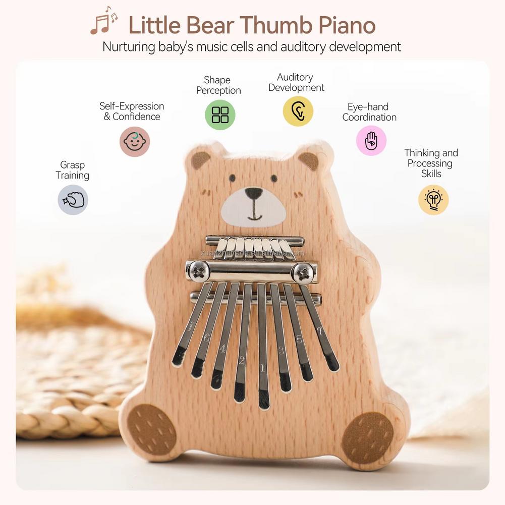 8-klawiszowa Mini Kalimba Prze – A Musical Instrument With Keys recenzja i cena