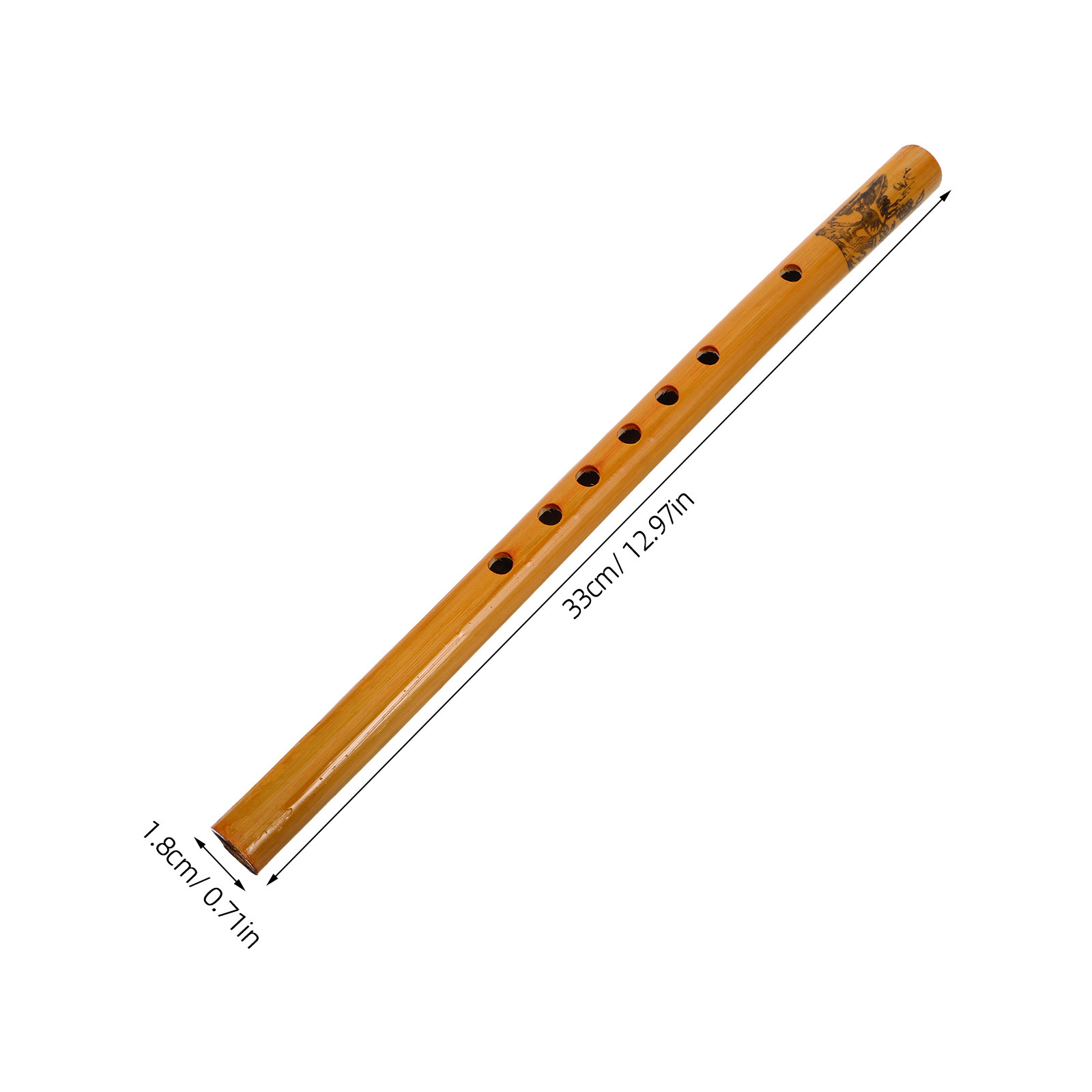 Flet pionowy 33 cm, bambusowy, – Musical Instrument A Recorder recenzja i cena