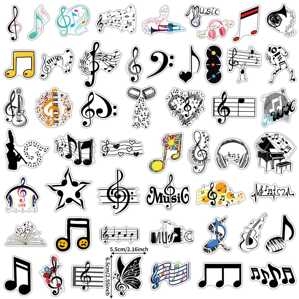 50 naklejek o tematyce muzyczn – Musical Instrument Tabla recenzja i cena