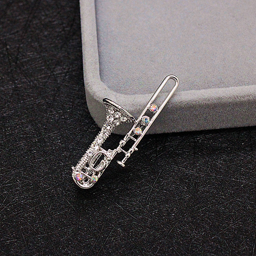 Broszka z dżetami w kształcie  – Musical Instrument Image recenzja i cena