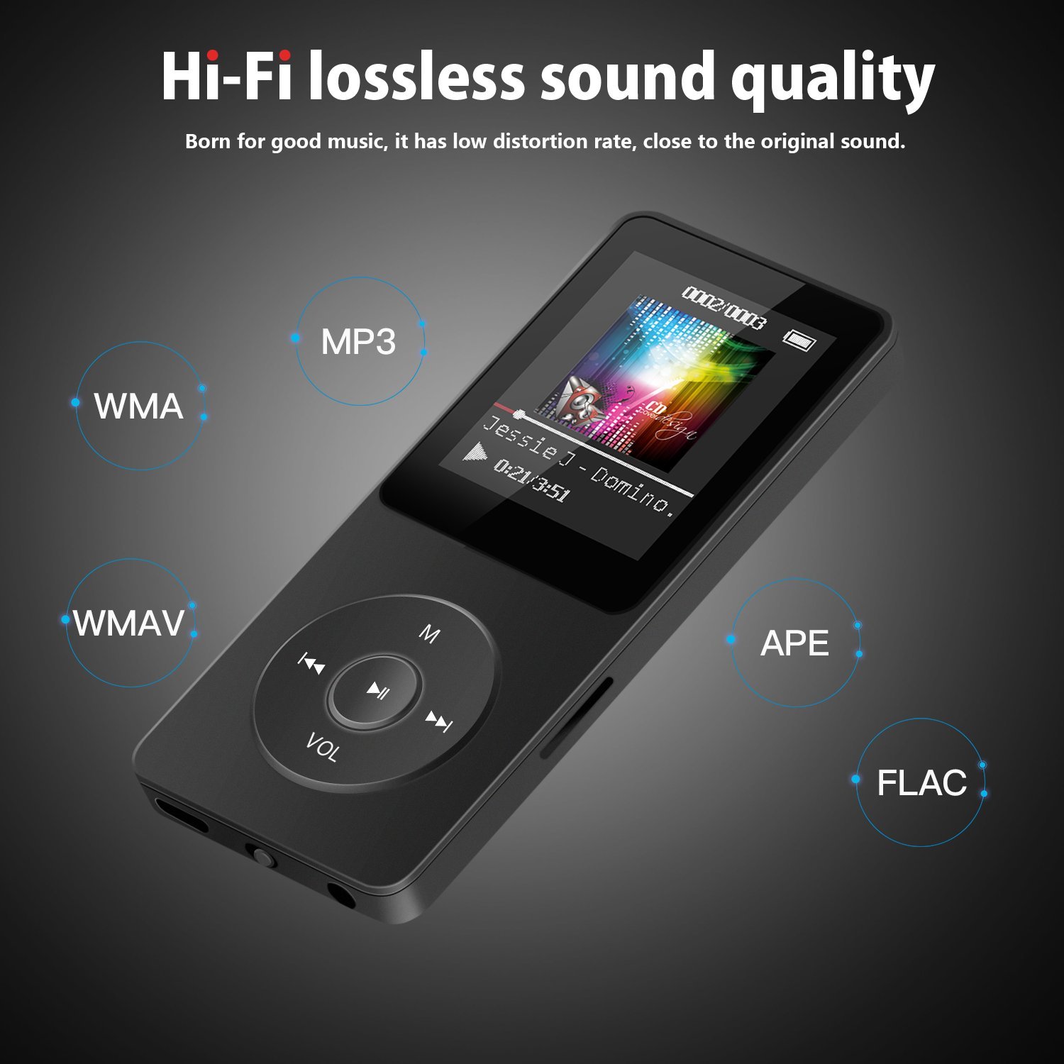 X02 Odtwarzacz MP3 z ekranem 1 – Musical Instrument Image recenzja i cena