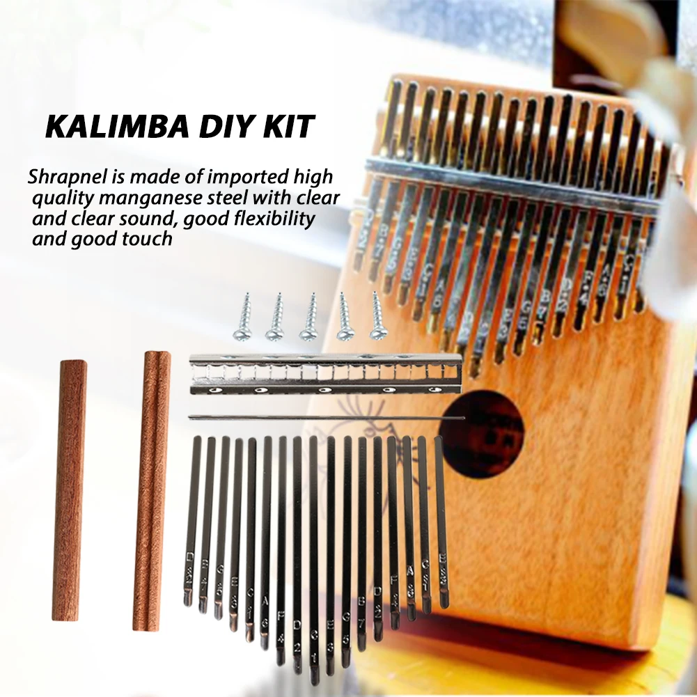 DIY 17-tonowe klucze Kalimba Z – A Musical Instrument With Keys recenzja i cena