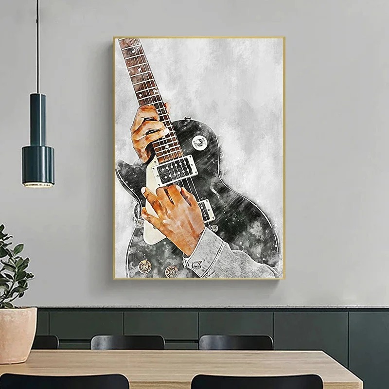 1 szt. bezramowy plakat artyst – Picture Of Musical Instrument recenzja i cena