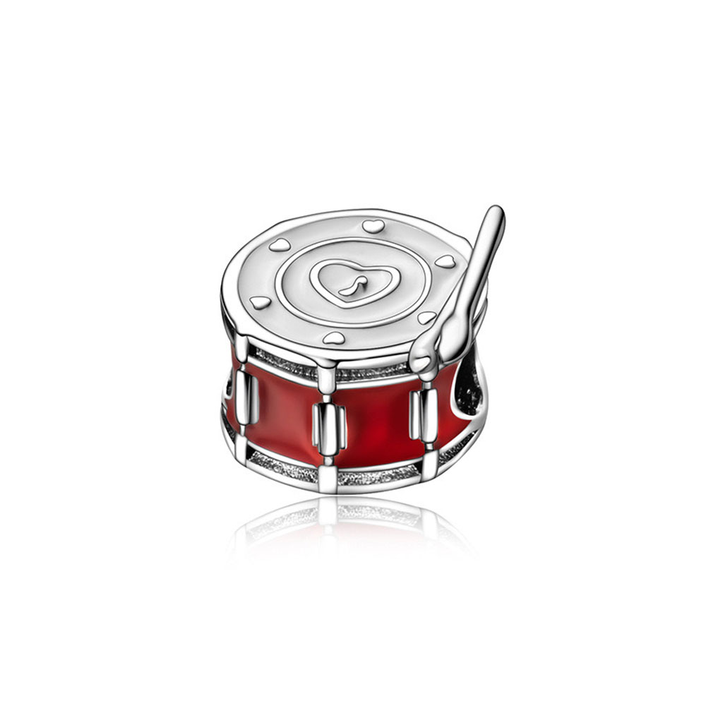 Nowy srebrny charms 925 w kszt – Musical Instrument Tabla recenzja i cena