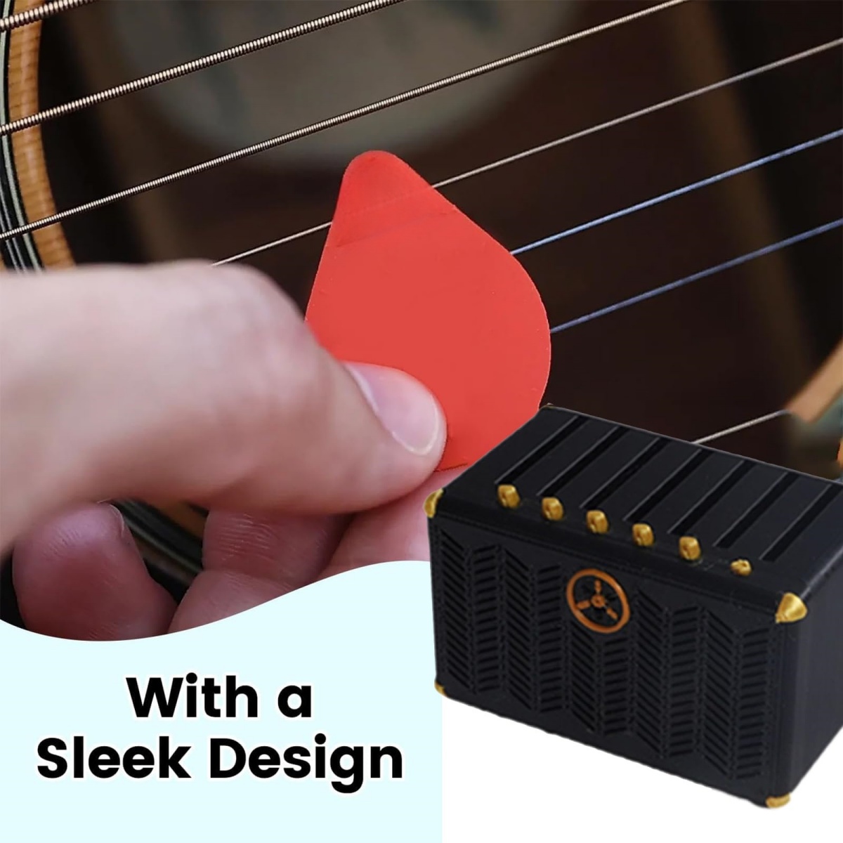 Uchwyt na kostki gitarowe, dru – Cajon Musical Instrument recenzja i cena