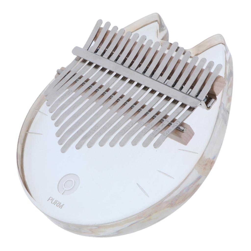 Kalimba 17 klawiszy, akrylowa, – Musical Instrument Kids recenzja i cena
