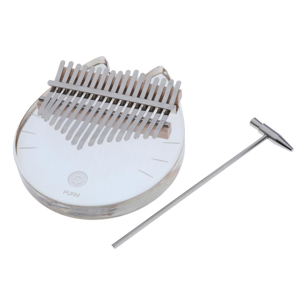 Kalimba 17 klawiszy, akrylowa, – Musical Instrument Kids recenzja i cena