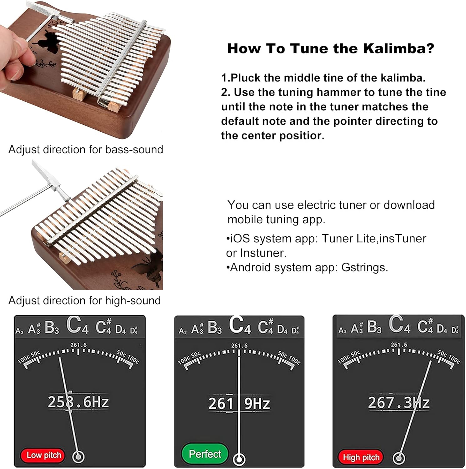 Kalimba 21 klawiszy, pianino k – A Musical Instrument With Keys recenzja i cena
