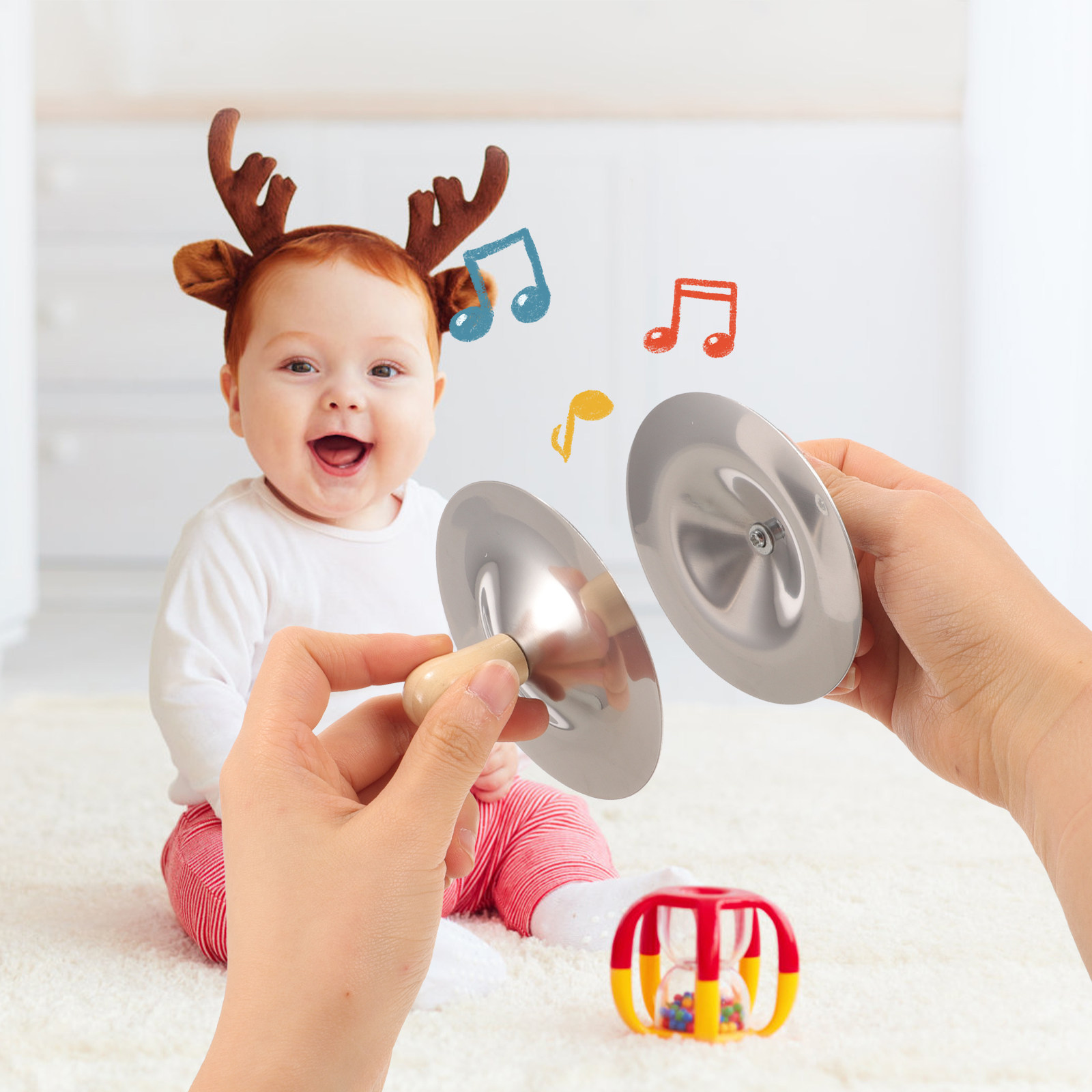 2 szt. Małe cymbały na palce d – Musical Instrument Kids recenzja i cena