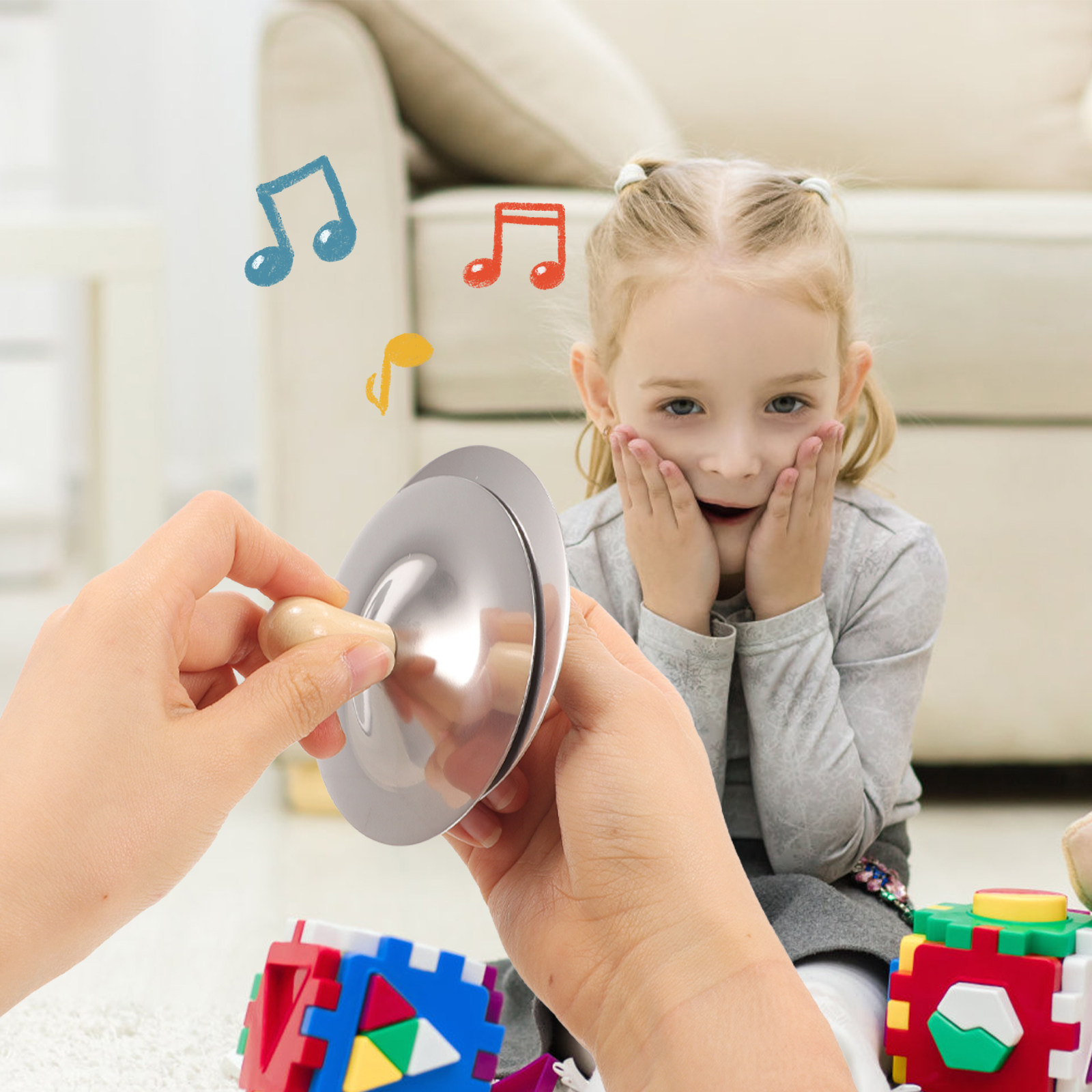 2 szt. Małe cymbały na palce d – Musical Instrument Kids recenzja i cena